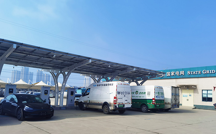 国网襄阳三桥北充电站智慧光储充项目