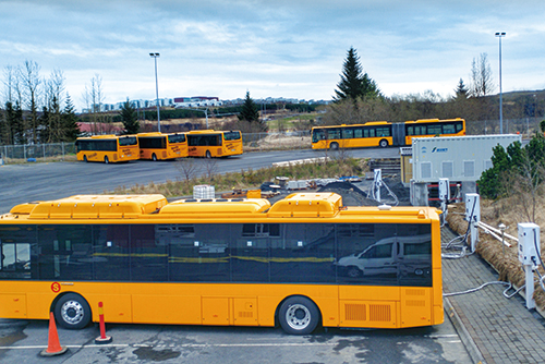 冰岛纯电动客车充电项目