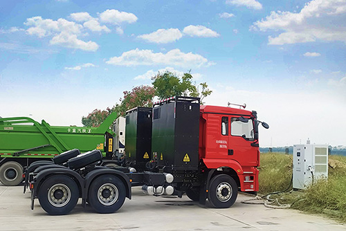 陕汽重卡工厂充电项目